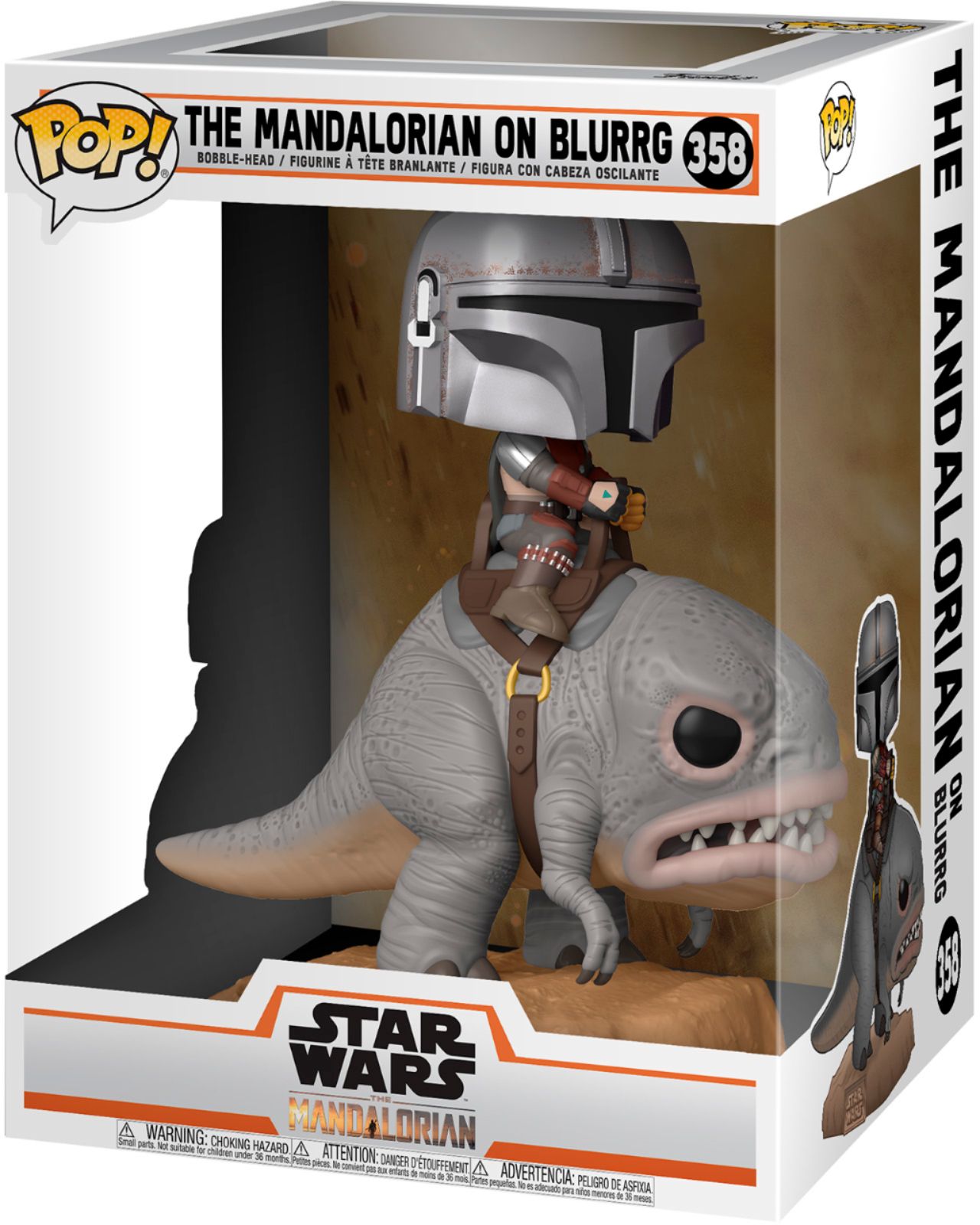 Pop! Star wars 358: Mandalorian:The Mandalorian On Blurrg